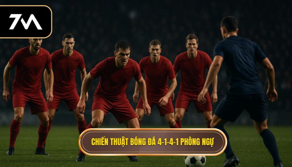 Chiến thuật bóng đá 4-1-4-1 phòng ngự