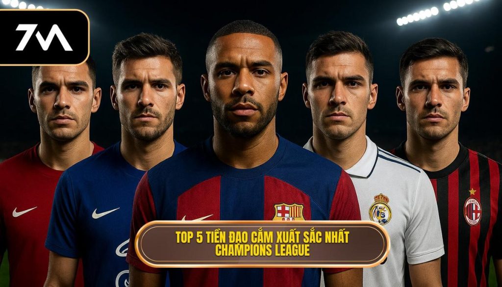 Top 5 tiền đạo cắm xuất sắc nhất Champions League