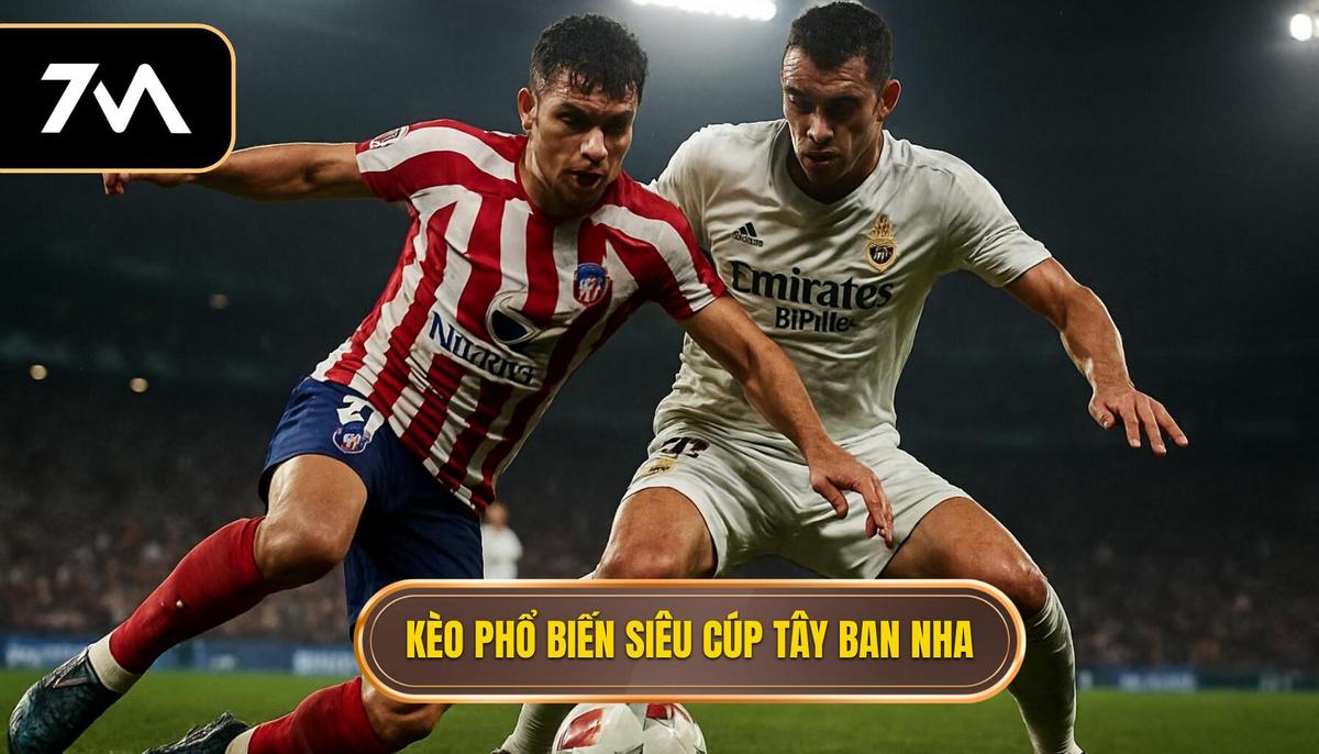 Các loại kèo phổ biến khi soi tỷ lệ kèo siêu cúp Tây Ban Nha