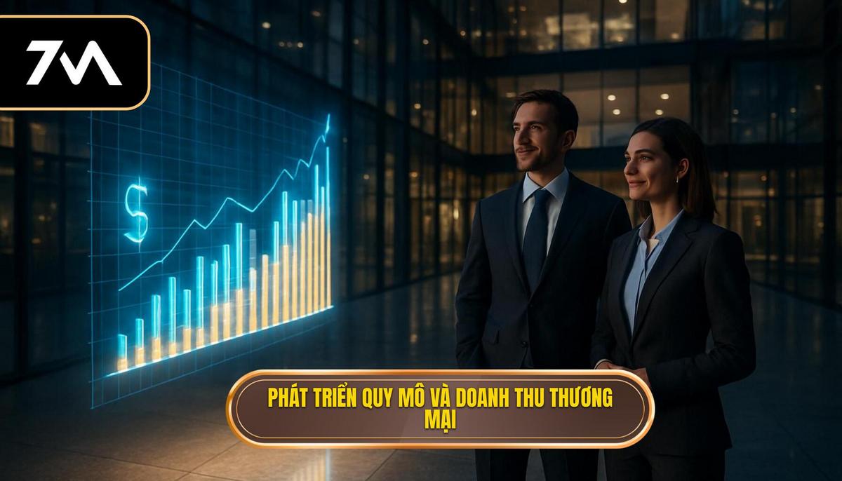 Sự phát triển về quy mô và doanh thu thương mại