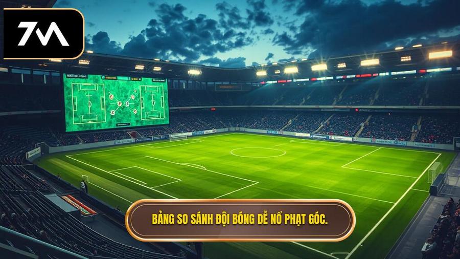 Bảng so sánh đội bóng dễ nổ phạt góc.