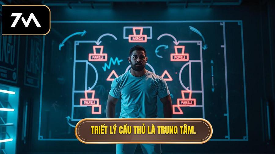 Triết lý cốt lõi: Cầu thủ là trung tâm, sơ đồ là công cụ