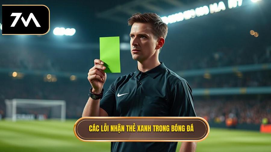 Các trường hợp cầu thủ phải nhận thẻ xanh