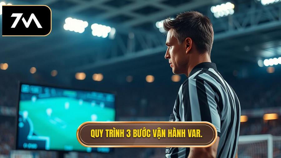 Công nghệ VAR trong bóng đá hoạt động thế nào? Quy trình 3 bước chuẩn FIFA