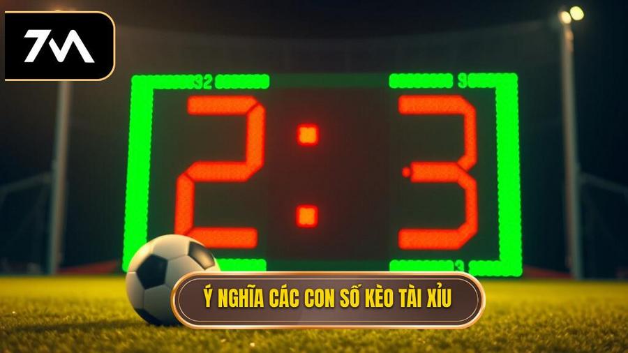 Ý nghĩa các con số trong kèo Tài Xỉu (Over/Under)
