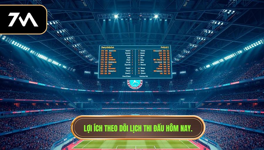 Lợi ích theo dõi lịch thi đấu hôm nay.