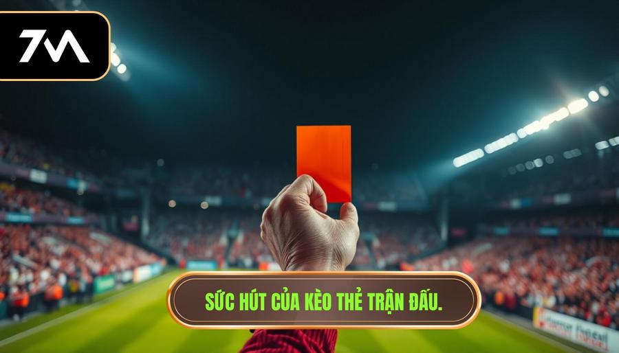 Sức hút của kèo thẻ trận đấu.